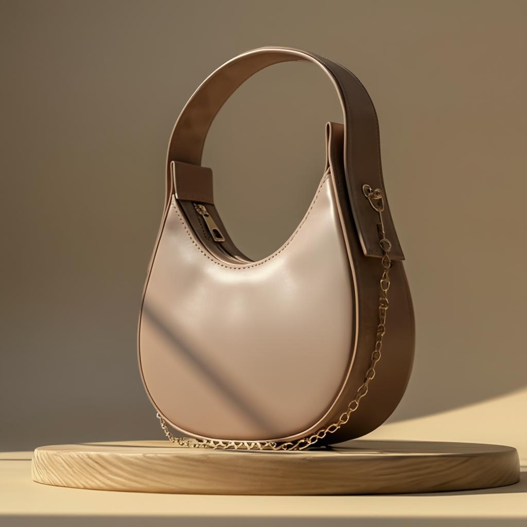 Beige Bloom Hobo