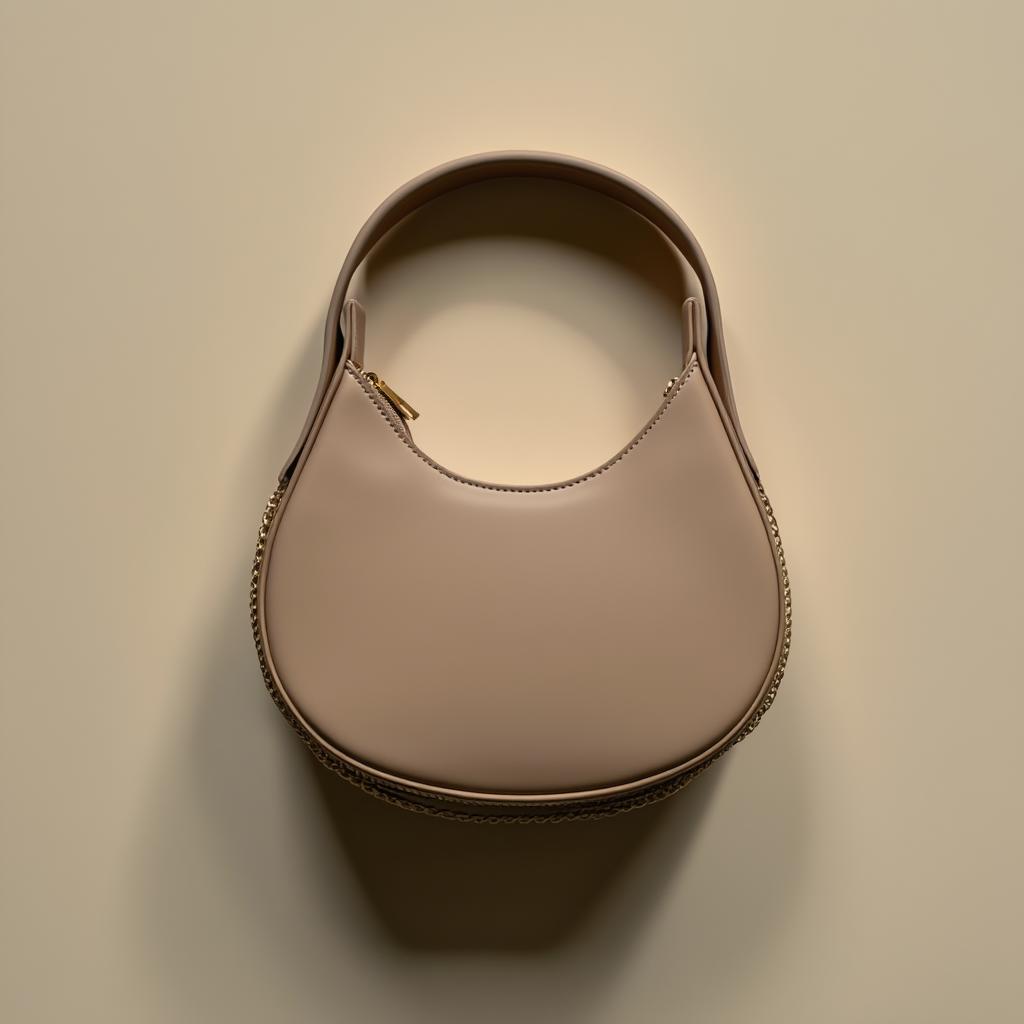 Beige Bloom Hobo