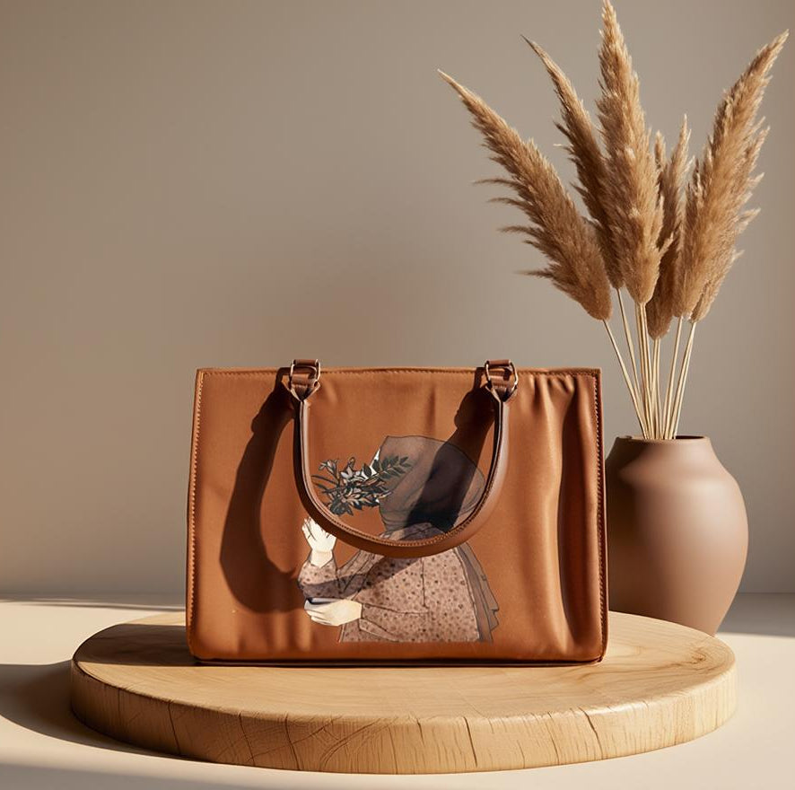 Rusty Brown Art Tote