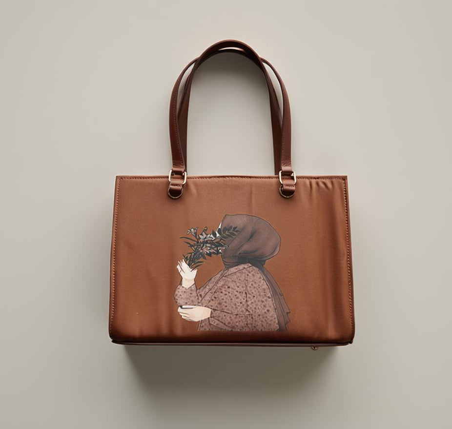 Rusty Brown Art Tote